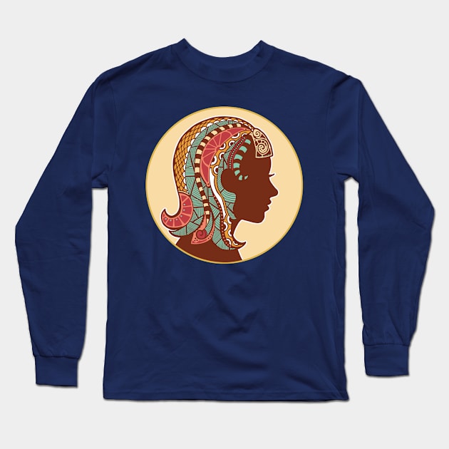 Virgo Long Sleeve T-Shirt by PaperHead